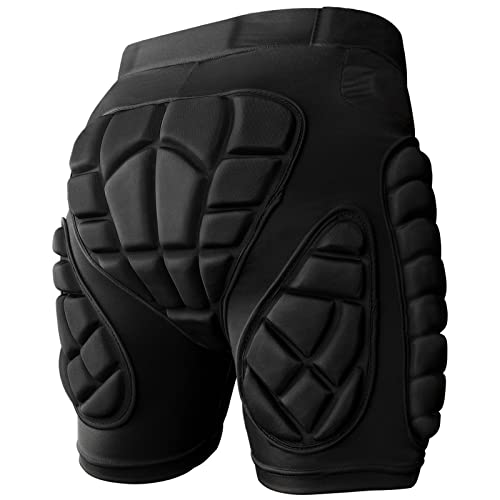 Cienfy 3D Hip Protection Eva Butt Pads Protective Padded Shorts Crash Pad Impact Gear for Skiing Skating Snowboarding Skateboarding (X-Small) - Image 2