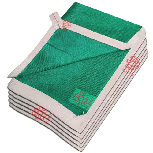 BENAVJI High Density Multipurpose Niwar Shade Net Green Sun Shade Sail Square Canopy for Balcony & Garden 75% Protection from Sun & UV Rays 15X5 FEET - Image 1