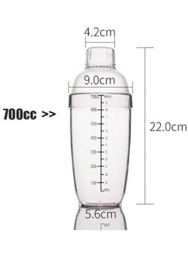 MIBRU cocktail/drink Transparent Shaker 700ML - Image 3