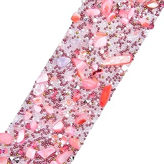 EORTA EORTA Crystal Rhinestone Trim Hotfix Ribbon Artificial Gem Stone Beaded Iron On Applique Chain Embellishment Sewing  - Image 1