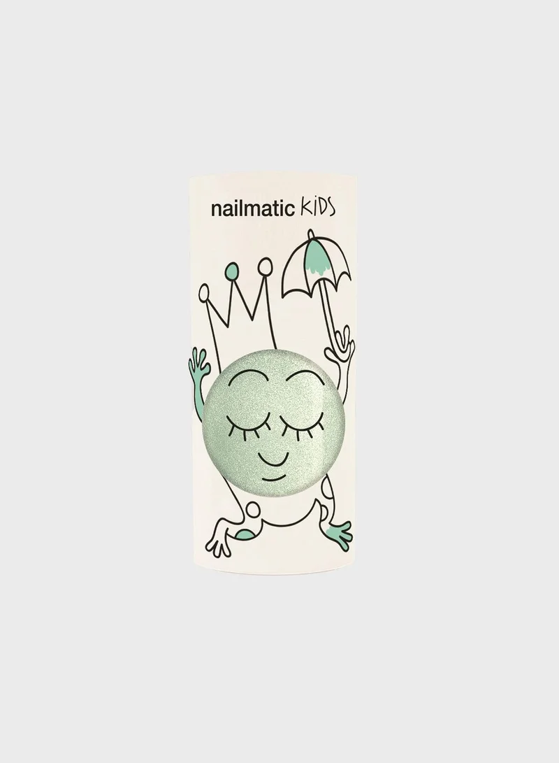 Nailmatic Kids Water-Based Nail Polish- Pearly Green (Glitter)