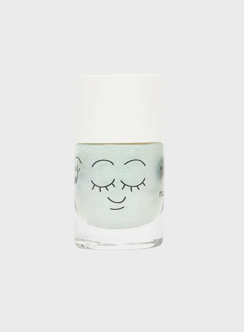 Nailmatic Kids Water-Based Nail Polish- Pearly Green (Glitter)
