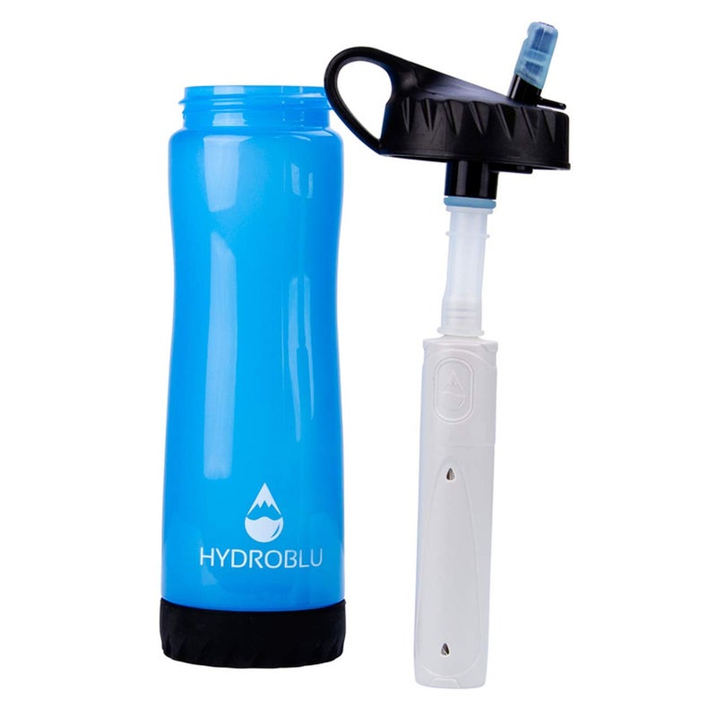 HydroBlu Clear Flow Water Filter - 1,500-L Carbon and Hollow Fiber Membrane Water Filter Straw - Image 1