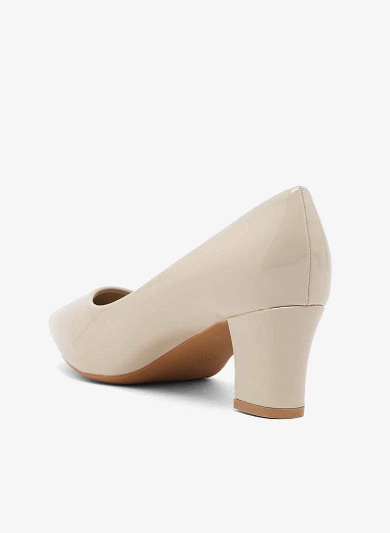 SD.Felano Mid Block Heel Pointed Pump - Image 3