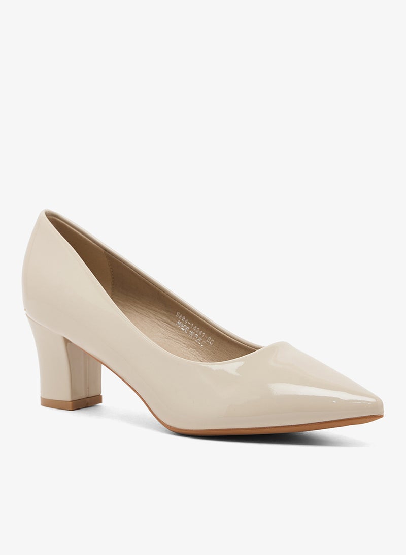 SD.Felano Mid Block Heel Pointed Pump - Image 2