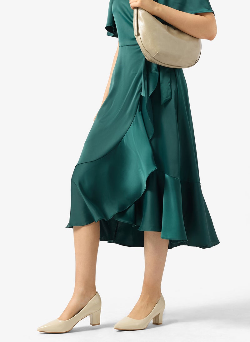 SD.Felano Mid Block Heel Pointed Pump - Image 5