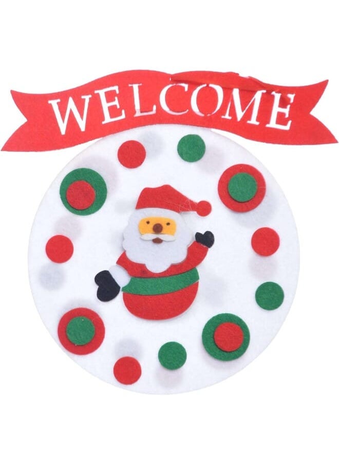 Generic - Santa Claus Face Hanging Ornament White/Red/Green - Multicolor - Image 1