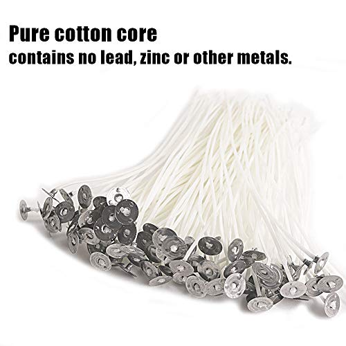 EricX Light 100 Piece Candle Wick 8" Pre-Waxed Cotton Core,for Candle Making,Candle DIY - Image 4