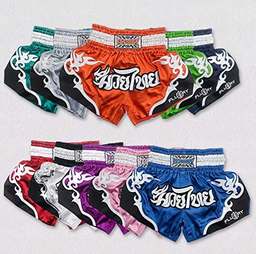 FLUORY Muay Thai Fight Shorts,MMA Shorts Clothing Training Cage Fighting Grappling Martial Arts Kickboxing Shorts Clothing - Image 4