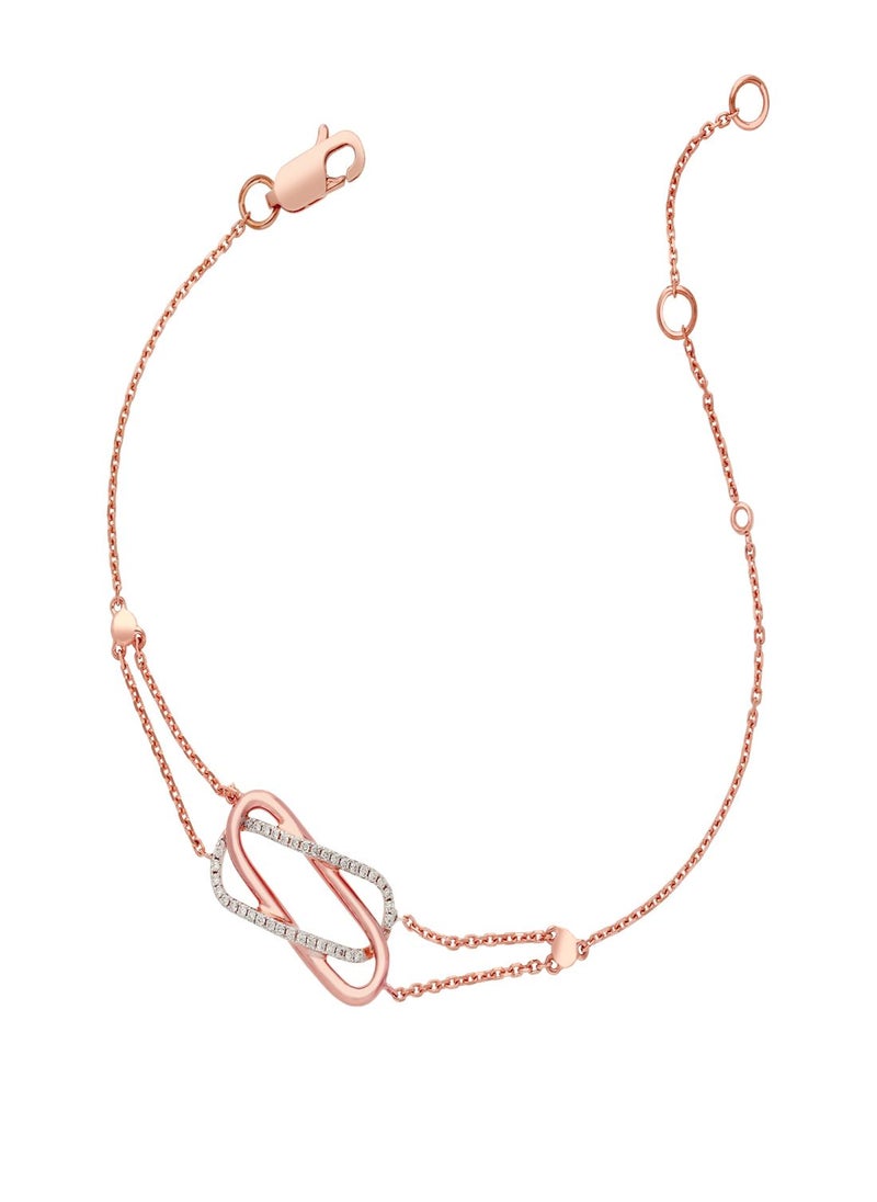 Malabar Gold and Diamonds 18k 750 Purity Mine Diamond Bracelet MZOZOU055BR1  - Image 3