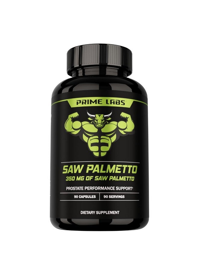 PRIME LABS Prime Labs Saw Palmetto for Men - Prostate & Urinary Health Supplement, Hair Loss Support, DHT Blocker - 20:1 High-Potency 350mg of Saw Palmetto Extract per Serving - 90 Capsules / 90-Day Supply - Image 1