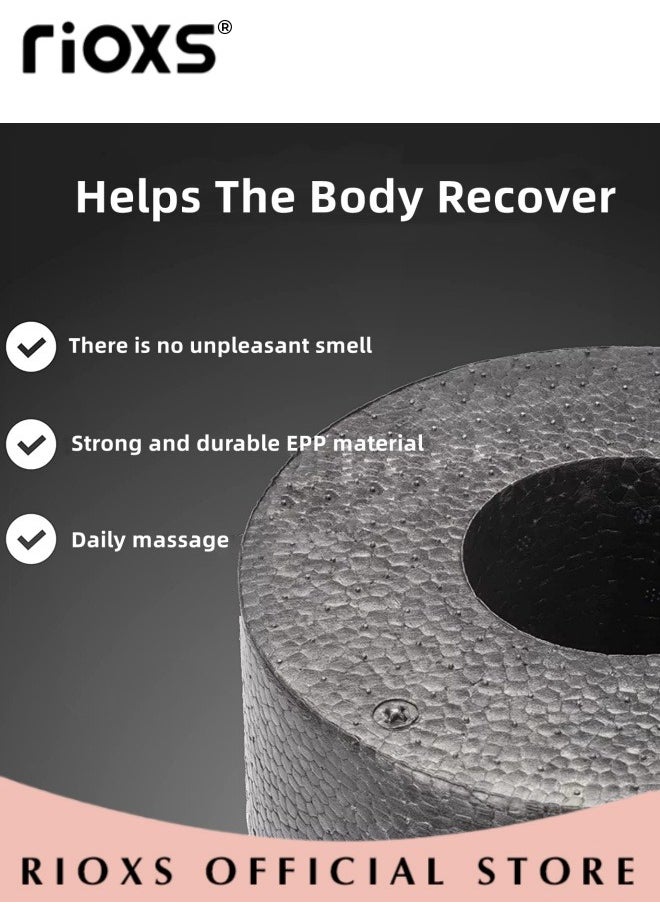 RIOXS - EPP Foam Roller 5 Piece Yoga Foam Roller Set Massage Foam Roller and Ball Massage foam suit for Muscle Massage and Fitness Sports - Image 1