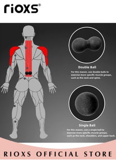 RIOXS EPP Foam Roller 5 Piece Yoga Foam Roller Set Massage Foam Roller and Ball Massage foam suit for Muscle Massage and Fitness Sports  - Image 4