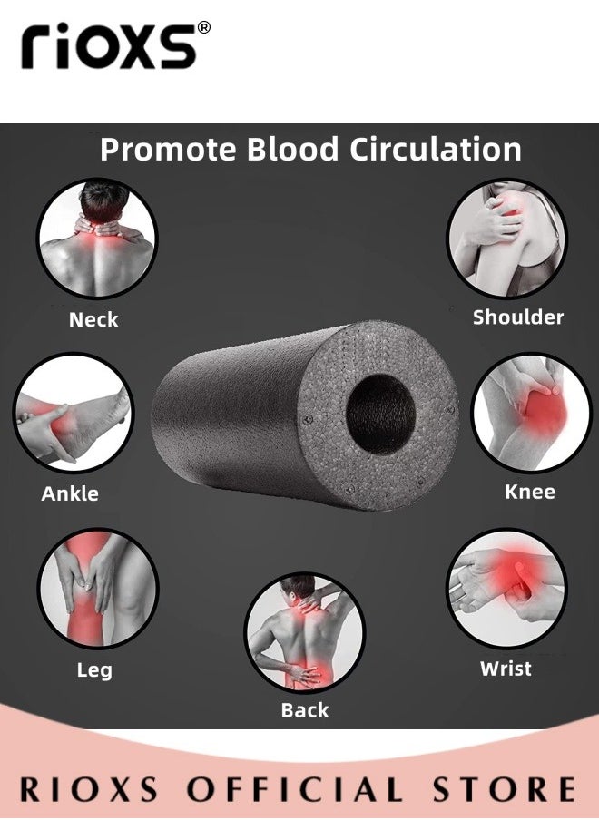 RIOXS - EPP Foam Roller 5 Piece Yoga Foam Roller Set Massage Foam Roller and Ball Massage foam suit for Muscle Massage and Fitness Sports - Image 1