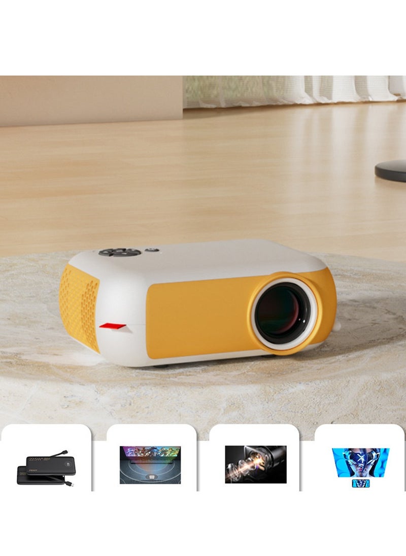 Furtey - Portable Projector Android HD LED 1080P 1700 Lumen with Remote Control ,  Mini Home Theater - Portable Mobile Cinema - Image 1