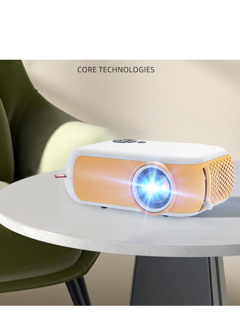 Furtey - Portable Projector Android HD LED 1080P 1700 Lumen with Remote Control ,  Mini Home Theater - Portable Mobile Cinema - Image 1
