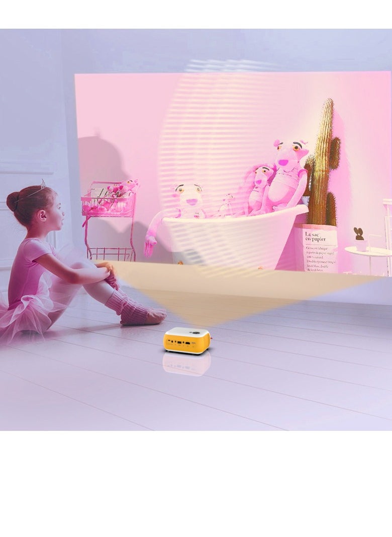 Furtey - Portable Projector Android HD LED 1080P 1700 Lumen with Remote Control ,  Mini Home Theater - Portable Mobile Cinema - Image 1