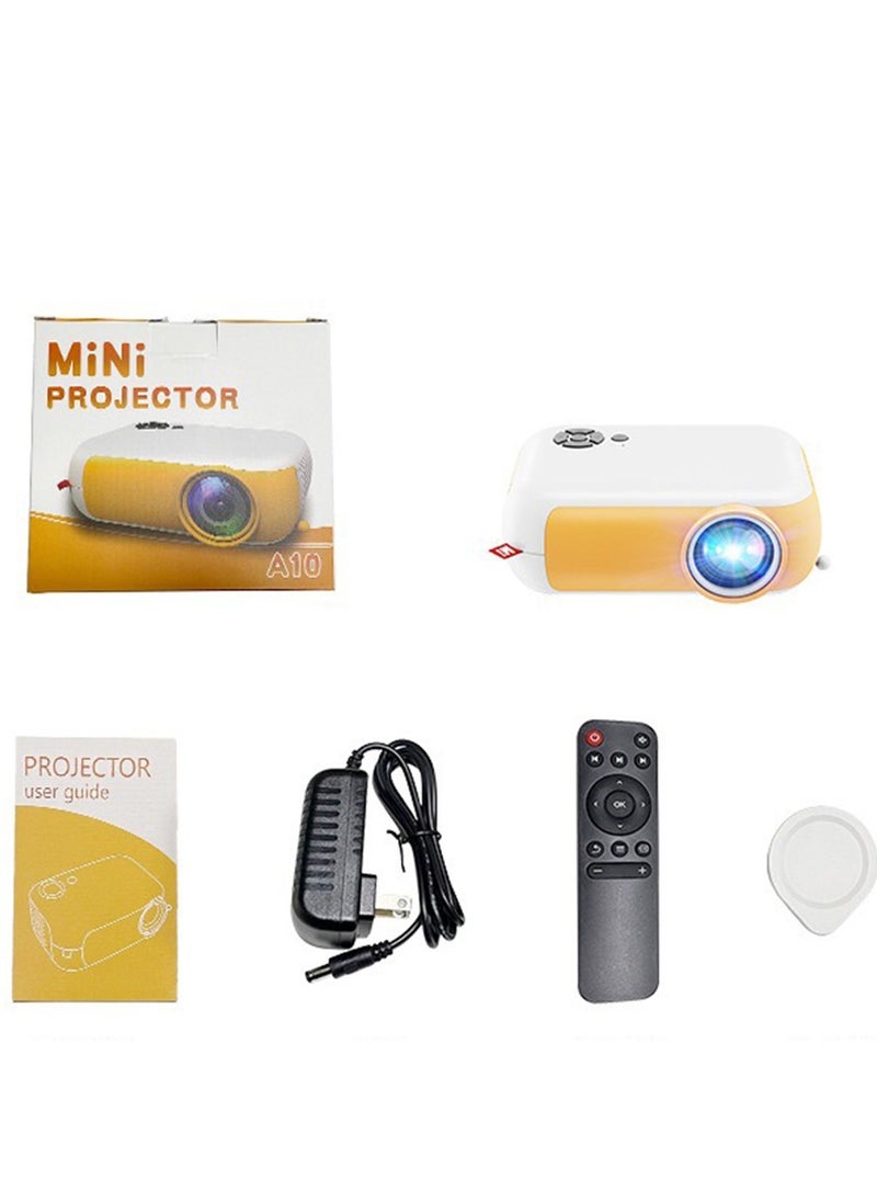 Furtey - Portable Projector Android HD LED 1080P 1700 Lumen with Remote Control ,  Mini Home Theater - Portable Mobile Cinema - Image 1