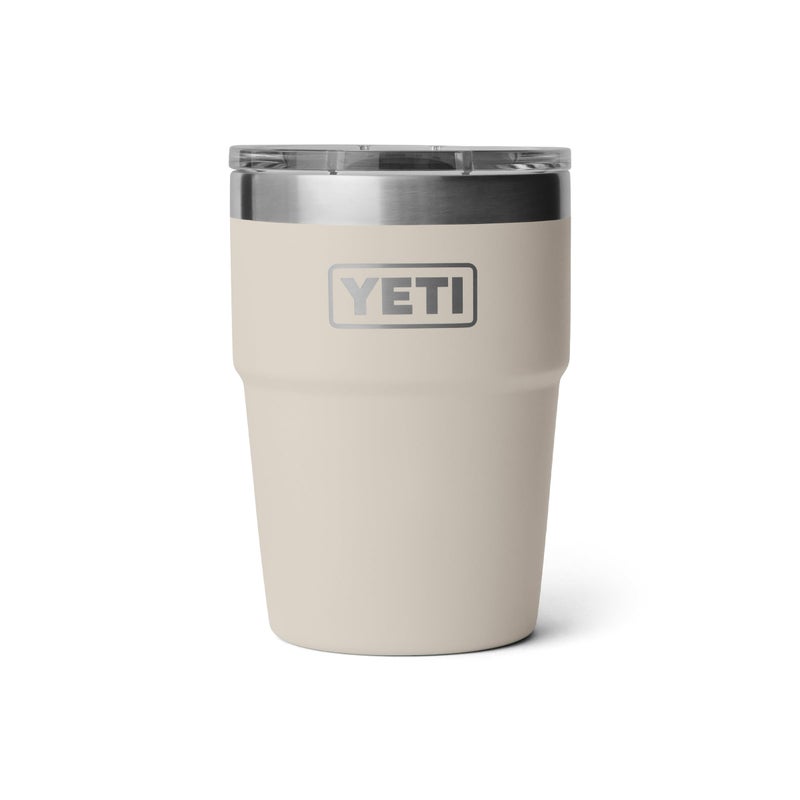 YETI Rambler 16 oz Stackable Tumbler, Vacuum Insulated, Stainless Steel with MagSlider Lid, Cape Taupe - Image 1