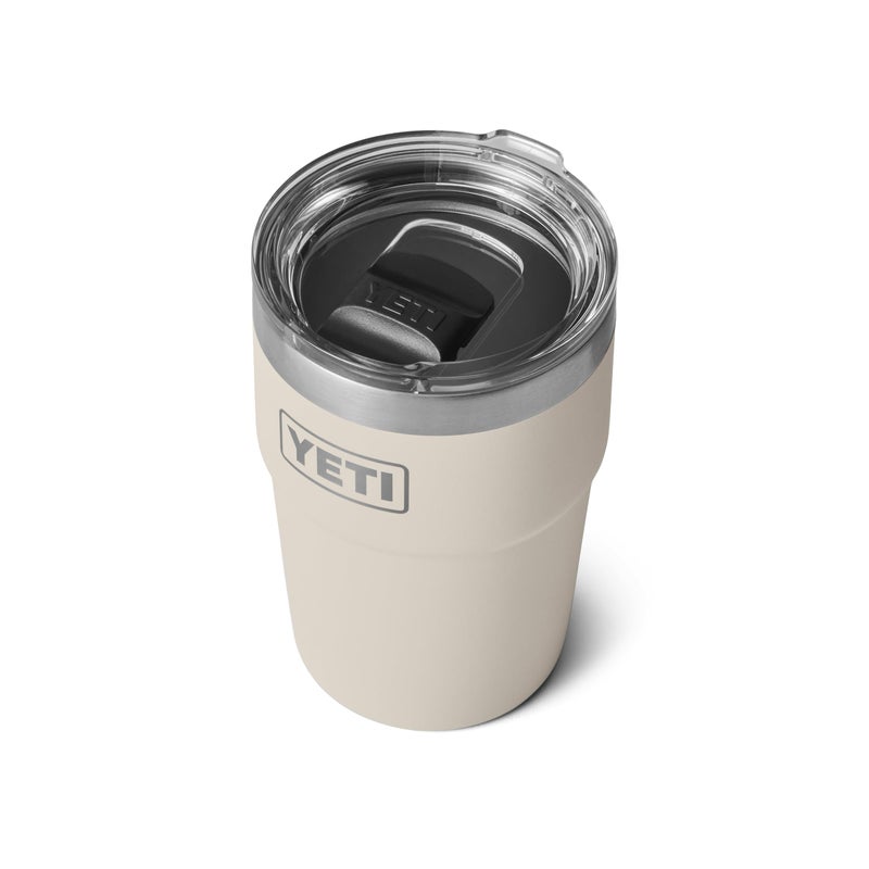 YETI Rambler 16 oz Stackable Tumbler, Vacuum Insulated, Stainless Steel with MagSlider Lid, Cape Taupe - Image 3