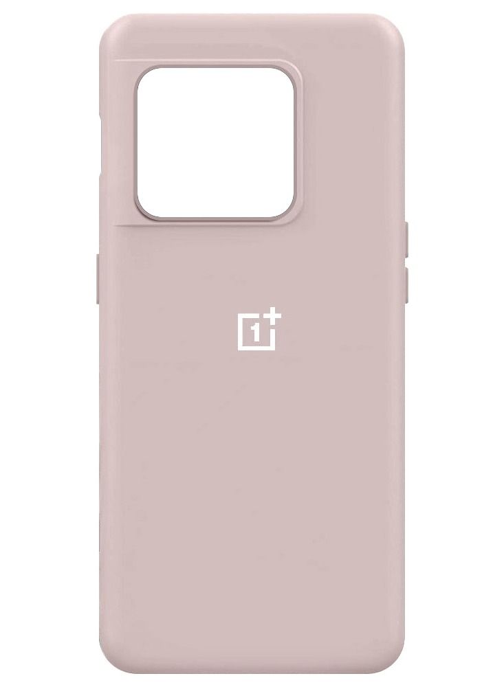 CATANES OnePlus 10 Pro Silicone Liquid Case Soft Ultra Slim Shockproof Full Body Protection Cover 6.7inch Pink Sand - Image 3