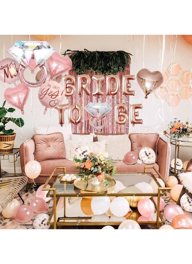 Generic - BRIDE TO BE Jumbo Foil Balloons,Celebration Balloon for Romantic Wedding,Bridal Shower,Engagement Party Decoration - Image 1