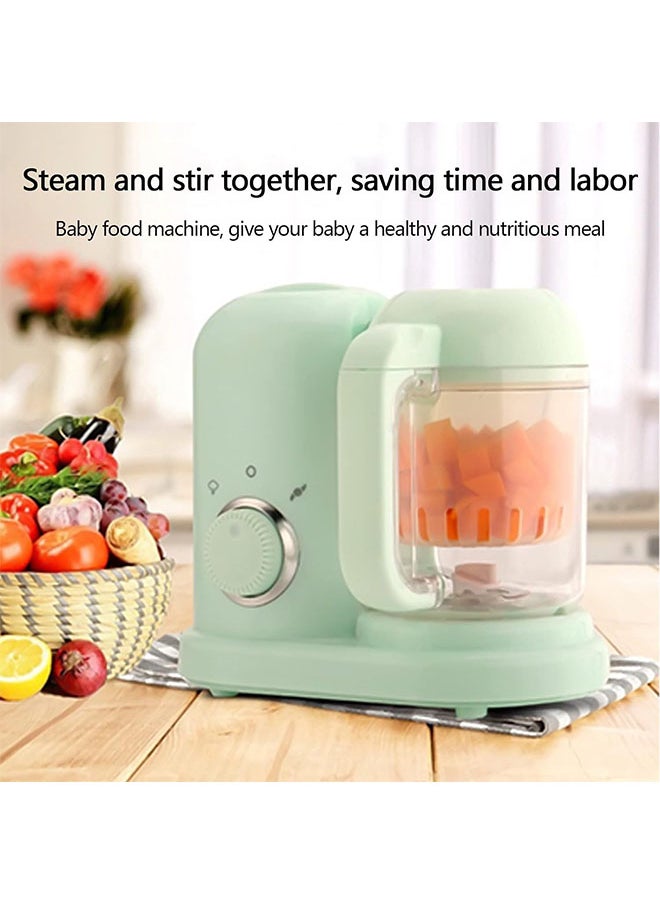 Hihonor - 2 in 1 Baby Food Maker,Mini Food Blender,Electric Steamer,Make Vegetable and Fruit Puree for 0-5 Years(Green) - Image 1