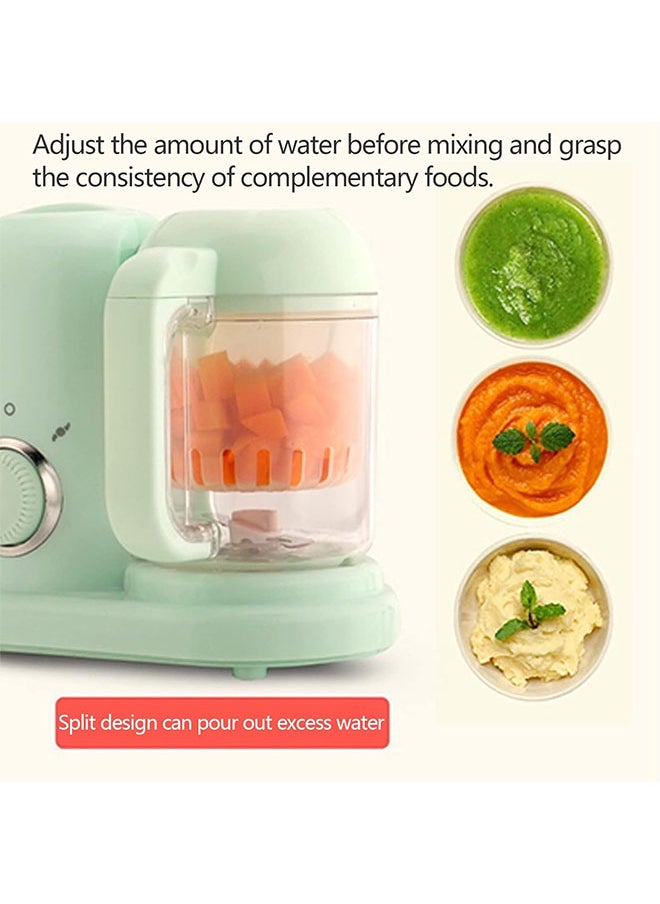 Hihonor - 2 in 1 Baby Food Maker,Mini Food Blender,Electric Steamer,Make Vegetable and Fruit Puree for 0-5 Years(Green) - Image 1