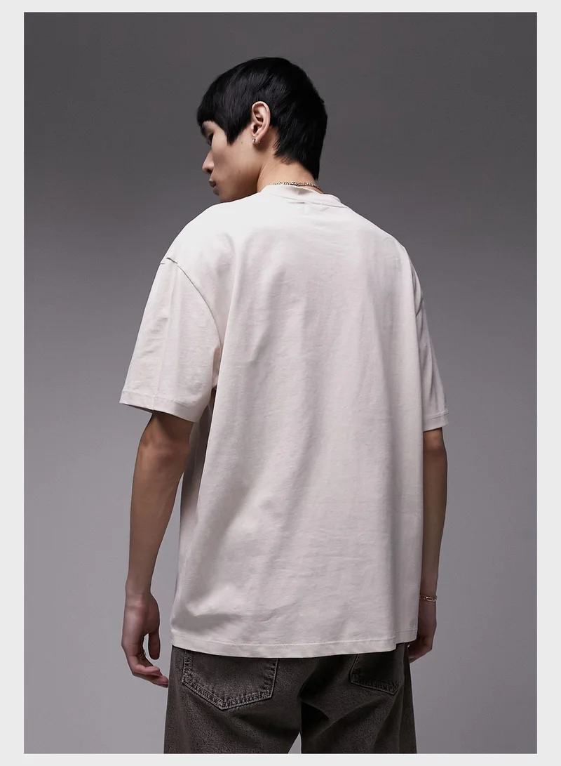 TOPMAN Crew Neck T-Shirt