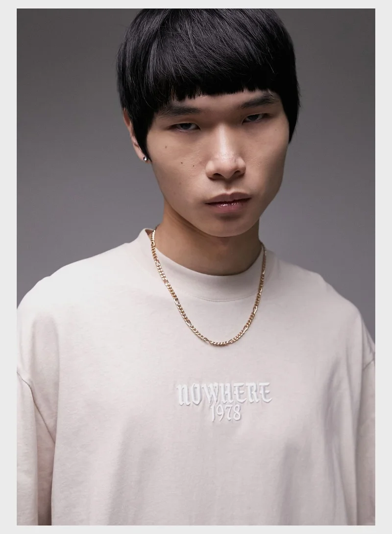 TOPMAN Crew Neck T-Shirt