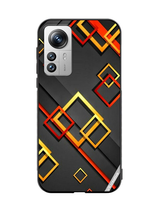 VR CREATIVE Protective Case Cover For Xiaomi 12X Abstract Design Multicolour - Image 1