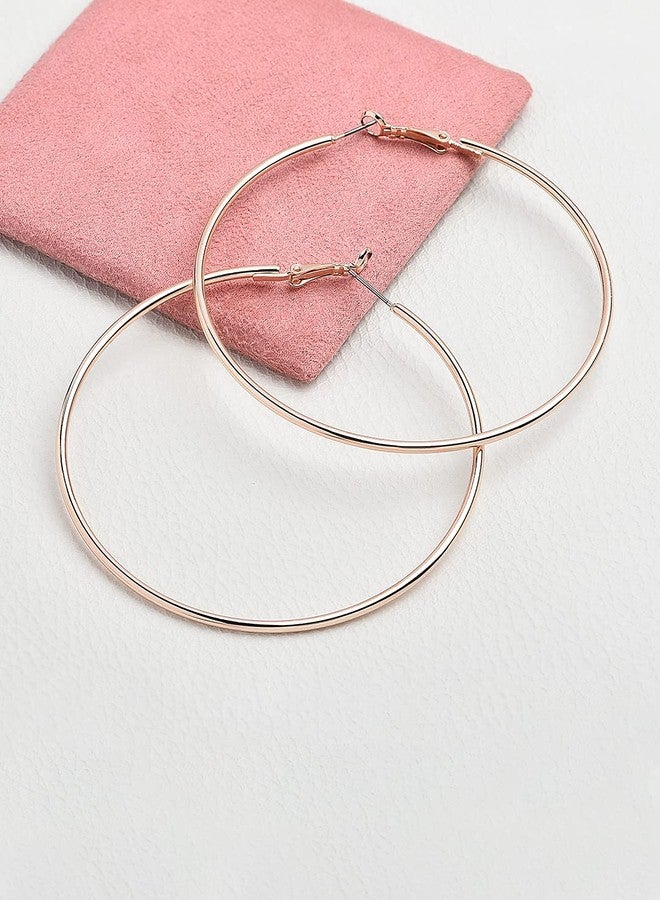 أكسيسورايز أقراط حلقية متوسطة الحجم كلاسيكية للنساء من أكسسورايز لندن | هدية للنساء والفتيات - Image 4
