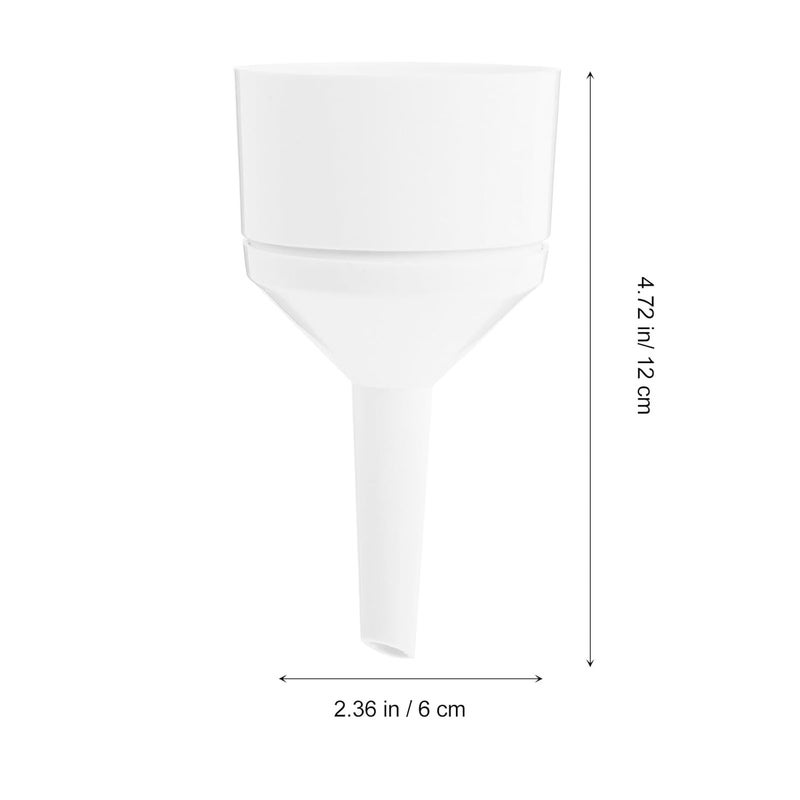 Plastic Buchner Funnel with Filter Paper, Pp Lab Filtration Tool for Chemistry Experiments, Wide Mouth Paper Filtering Funnel for Laboratory Use - Image 2