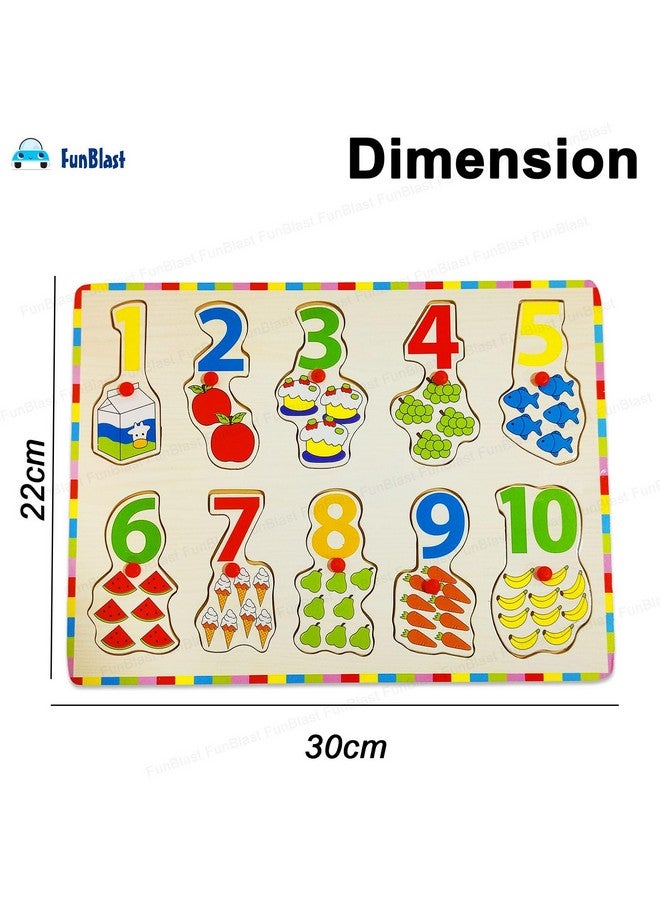 فنبلاست لوحة تعليمية خشبية ملونة من فن بلاست للأطفال مزودة بمقابض - صينية لوحة خشبية تعليمية - متعددة الألوان - Image 3