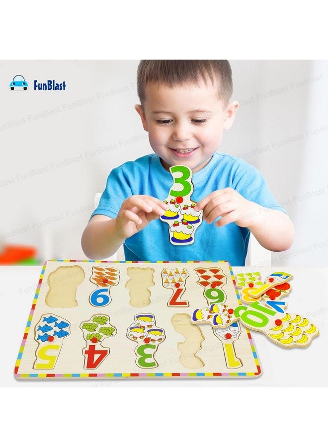 فنبلاست لوحة تعليمية خشبية ملونة من فن بلاست للأطفال مزودة بمقابض - صينية لوحة خشبية تعليمية - متعددة الألوان - Image 5