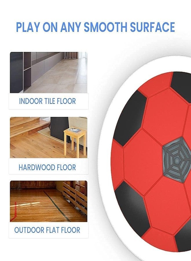 Shatanuvart Export Rechargeable Hover Football for Kids with LED Lights | Indoor Floating Air Soccer Toy with Soft Foam Bumper | Electronic Hover Ball Game for Boys and Girls (Multicolor) (Style 2) - Image 3