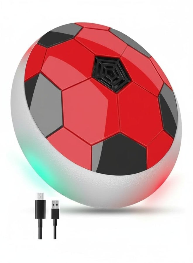 Shatanuvart Export Rechargeable Hover Football for Kids with LED Lights | Indoor Floating Air Soccer Toy with Soft Foam Bumper | Electronic Hover Ball Game for Boys and Girls (Multicolor) (Style 2) - Image 1