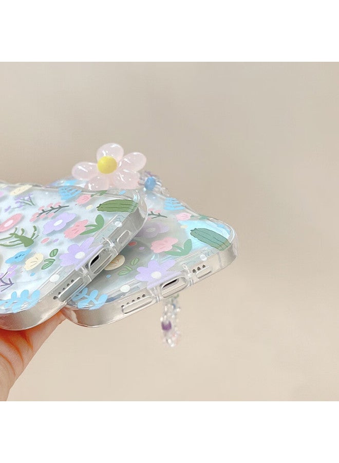 Jiang Ming Jiangming, Suitable For Apple 13 Phone Case, 13 Protective Cover, Wave Airbag, Ultra-thin, Full Lens Protection, No Fingerprint Left, Shockproof, Fresh Little Fairy Soft Case With Chain Style - Image 2