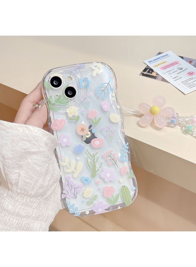 Jiang Ming Jiangming, Suitable For Apple 13 Phone Case, 13 Protective Cover, Wave Airbag, Ultra-thin, Full Lens Protection, No Fingerprint Left, Shockproof, Fresh Little Fairy Soft Case With Chain Style - Image 5