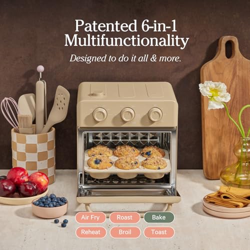 Our Place Wonder Oven Baker’s Kit – 3-Piece Toxin-Free Ceramic Nonstick Bakeware Set (8” Round, 8” Square, 6-Cup Muffin Pan) - Oven-Safe up to 450°F - Steam - Image 4