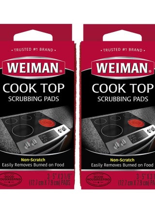 Cook Top Scrubbing Pads, 3 Count, 2 Pack Cuts Through the Toughest Stains - Scrubbing Pads Carefully Wipe Away Residue - pzsku/Z1E50D3D9892A6BEE091EZ/45/_/1716676618/58f7eab2-cd31-4313-95c7-3694e47b1b2d