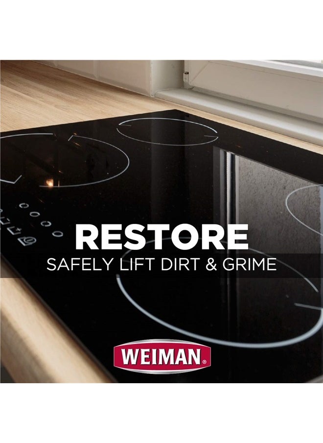 Weiman - Cook Top Scrubbing Pads, 3 Count, 2 Pack Cuts Through the Toughest Stains - Scrubbing Pads Carefully Wipe Away Residue - Image 1