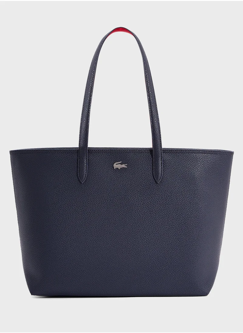 لاكوست Essentials Top Handel Zip Over Tote