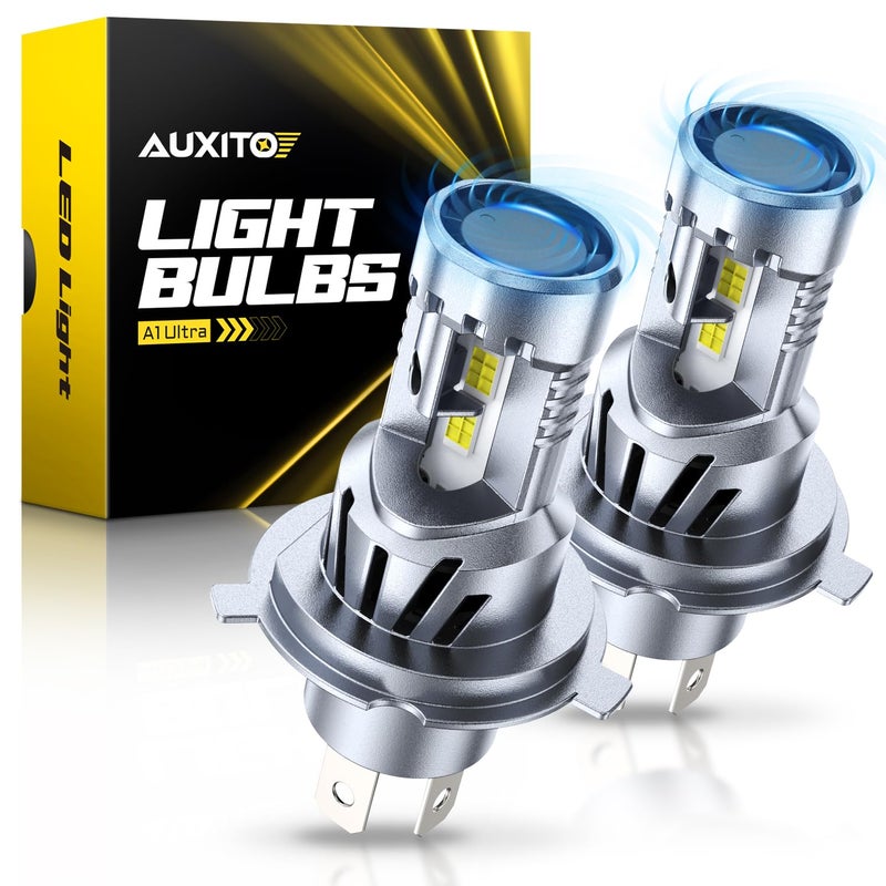 AUXITO H4 LED Bulb 9003 Light Bulbs 48000LM 99 Vehicle Fit Dual Turbo Cooling Fan Plug N Play 3MIN Installation 20Year Lifespan - Image 2