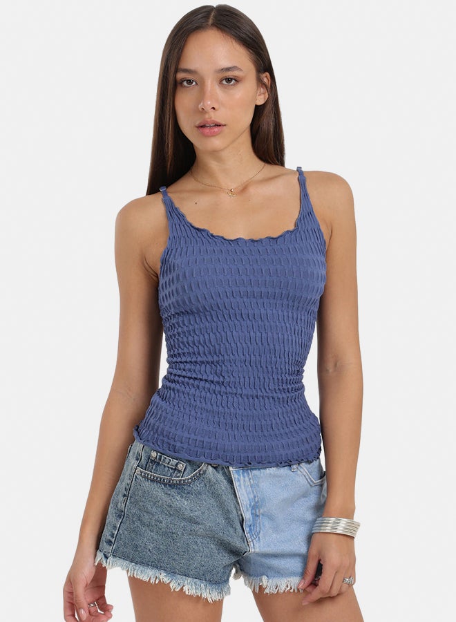 Carina Seamless Microfiber Crinkled Top - Image 2