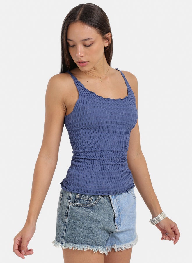 Carina Seamless Microfiber Crinkled Top - Image 1