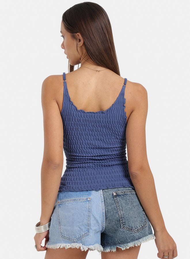 Carina Seamless Microfiber Crinkled Top - Image 3