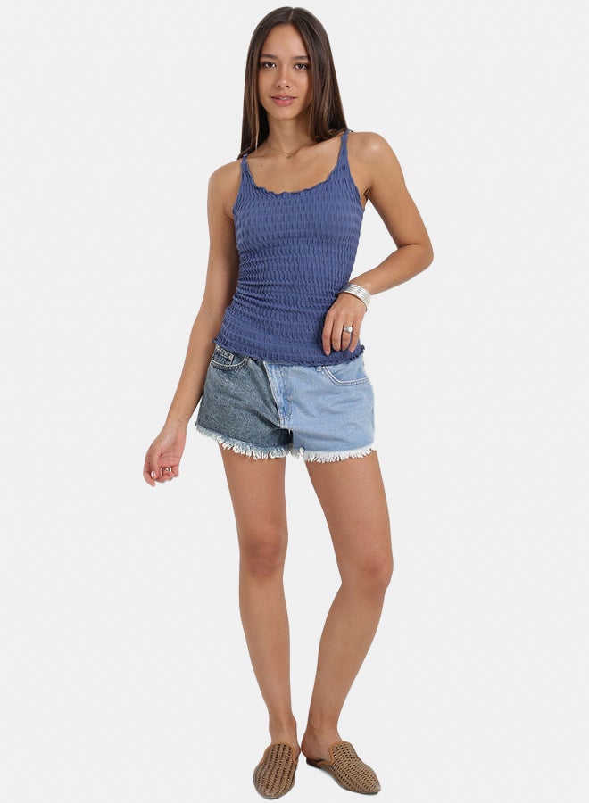 Carina Seamless Microfiber Crinkled Top - Image 5