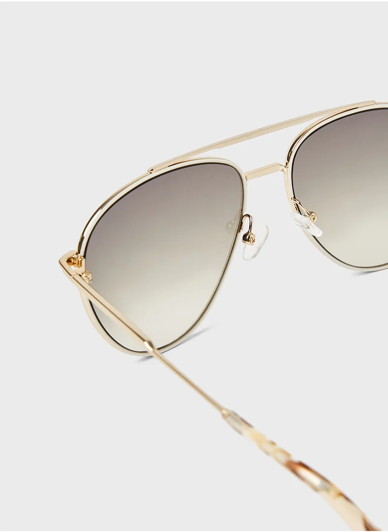 KENDALL + KYLIE Kelsey Aviator Sunglasses Kks4043G