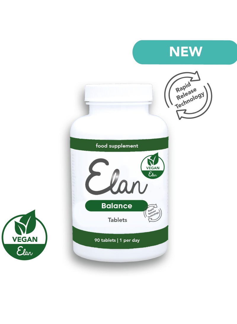 ELAN BALANCE 90 TABLETS - 1 per day multivitamin for Ozempic and Mounjaro users - Image 1